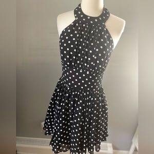 Moda polka dot dress, so pretty!